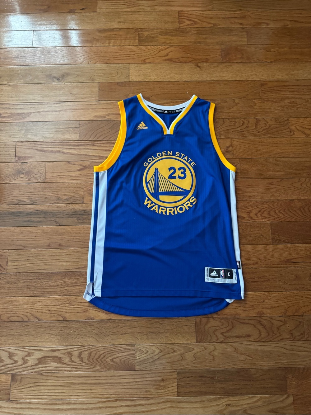 Golden State Warriors #23 Draymond Green Adidas Swingman Basketball Jersey Large